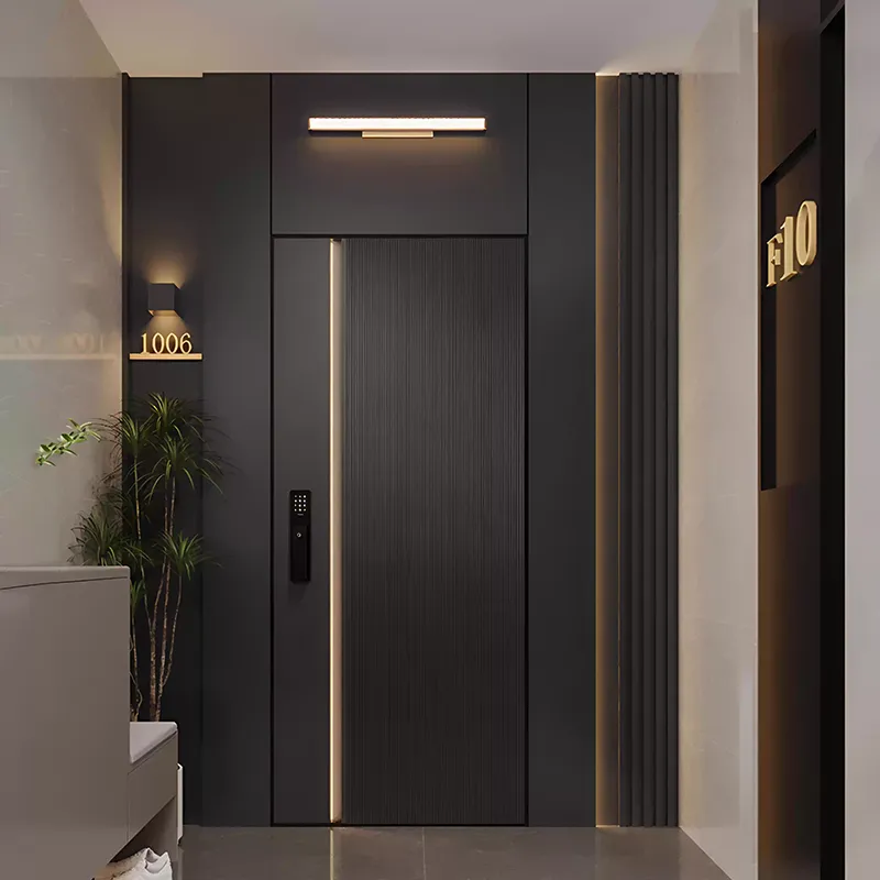 Pintu Masuk Aluminium Solid